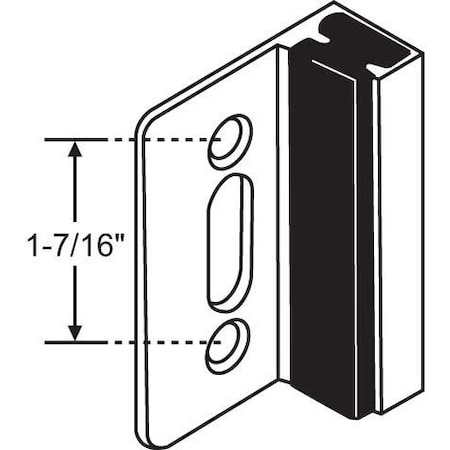 Strybuc Strike and Keeper w/ Fastener 91-140A